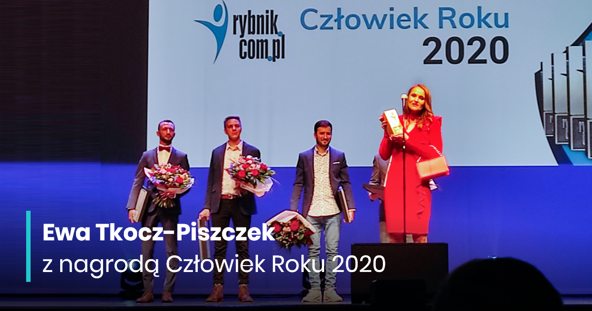 Człowiek Roku Rybnik.com.pl 2020 - Ewa Tkocz-Piszczek